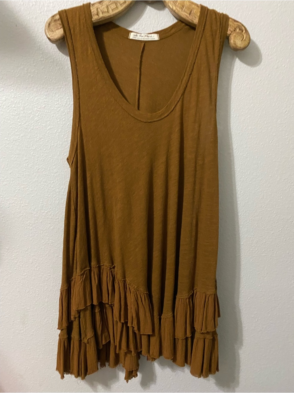 We the Free Ruffle Hem Tank Top